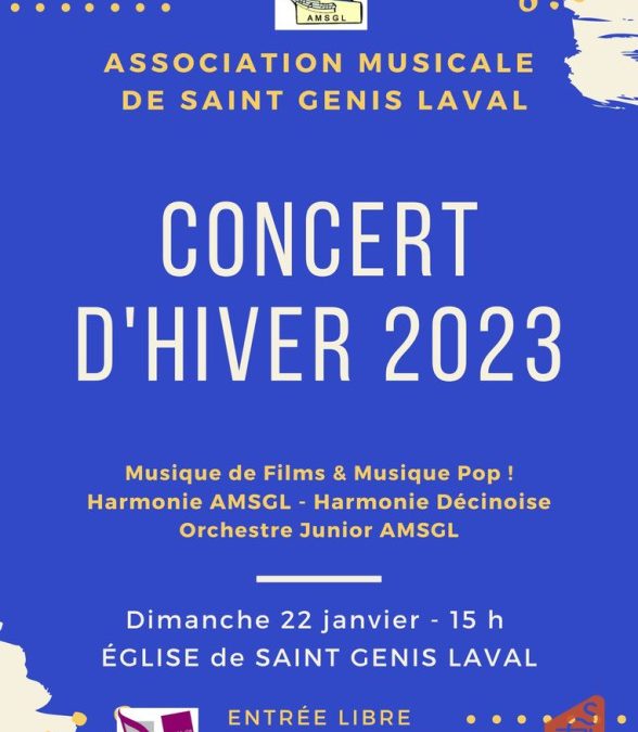 Concert d&rsquo;hiver 2023